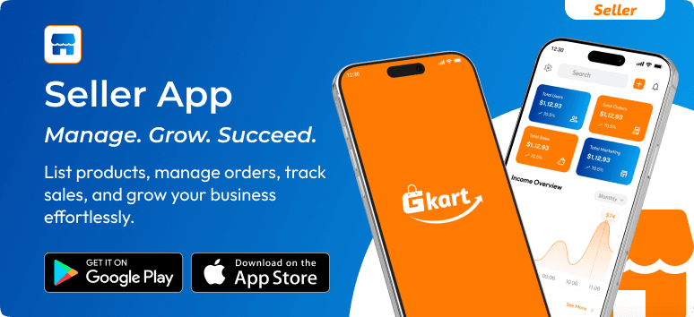 Gkart Seller App - Manage, Grow, Succeed